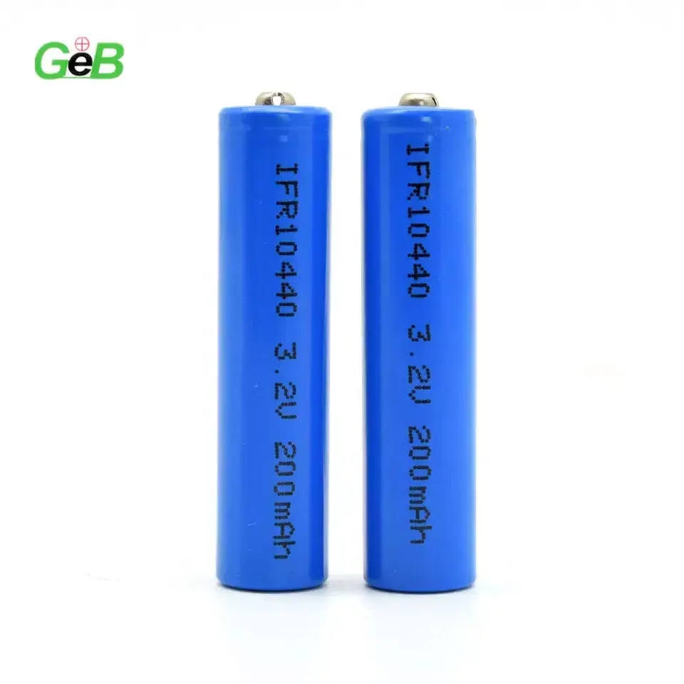 Factory Price Lifepo4 Battery Lfp Rechargeable Lithium Battery Aaa 10440 3.2v 320mah For Flashlight Toy Smart Pen