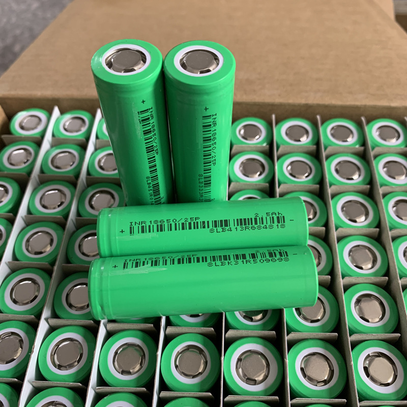 High capacity Cells 18650 2500mAh  Lithium Deep Cycle 3.7V 18650 Li Ion Rechargeable Battery 18650 battery bulk