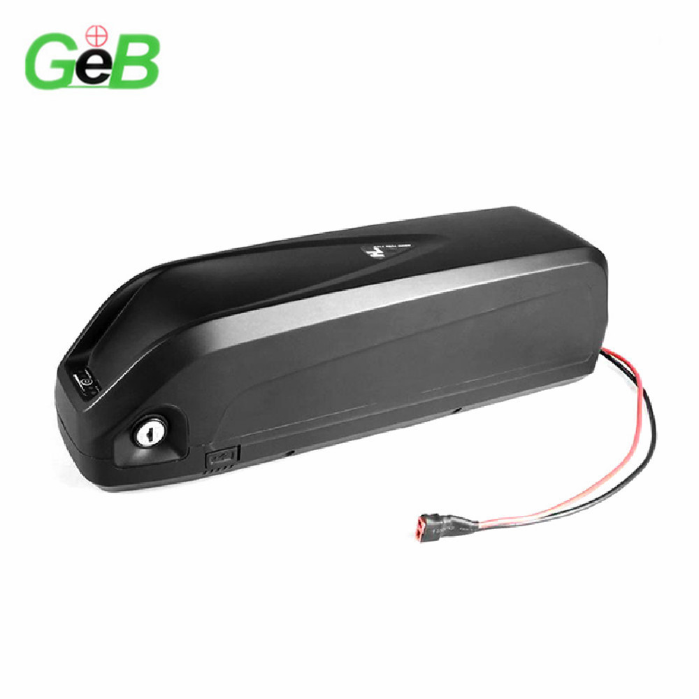 GEB High Quality Hailong Case 48V 17.5Ah 18650 Li ion Downtube Battery Pack for Electronic Bike add Charger Rechargeable Battery