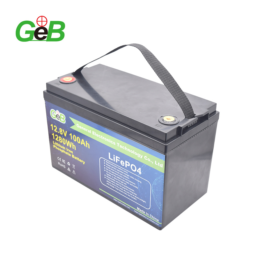 12.8v 100ah 1280wh lithium-ion battery Solar Energy Storage System lifepo4 battery pack Phosphate box For Electric Scooter RV