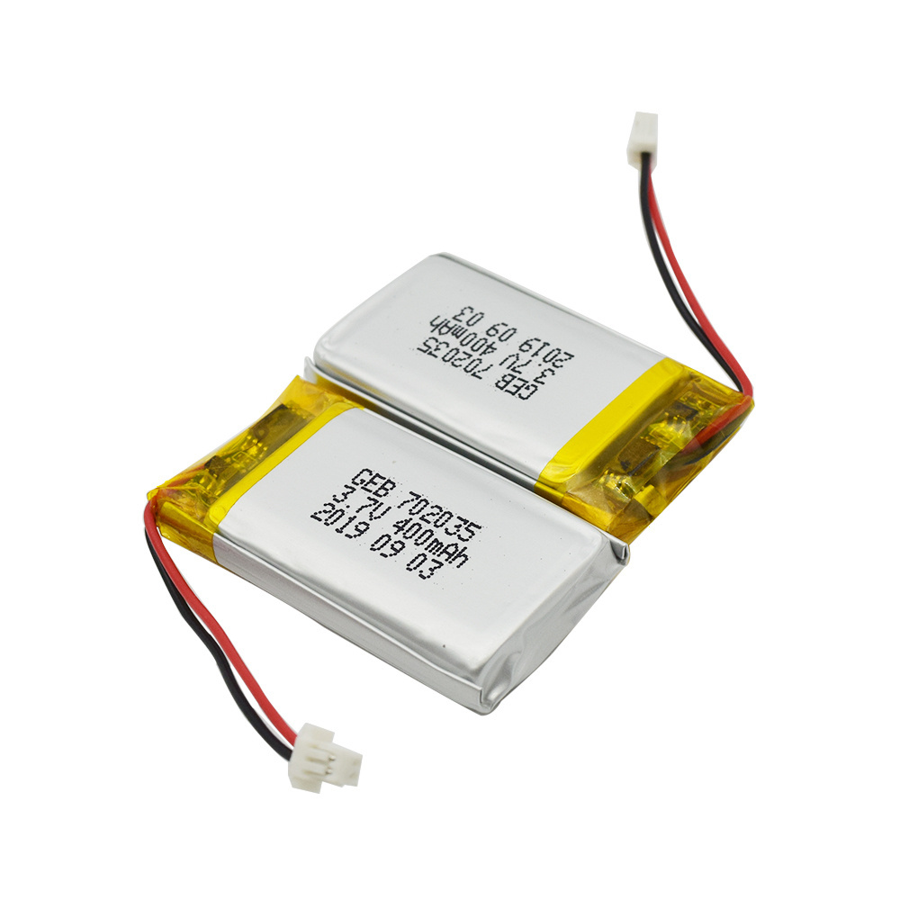 Best small lithium polymer battery factory outlet 3.7v 400mah 702035 rechargeable lipo battery