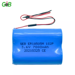 ER18505 1s2p 1s4p Lisocl2 Battery Pack 3.6V 8000mAh 16000mah Non-rechargeable Lithium Thionyl Chloride Batteries for Alarm Light