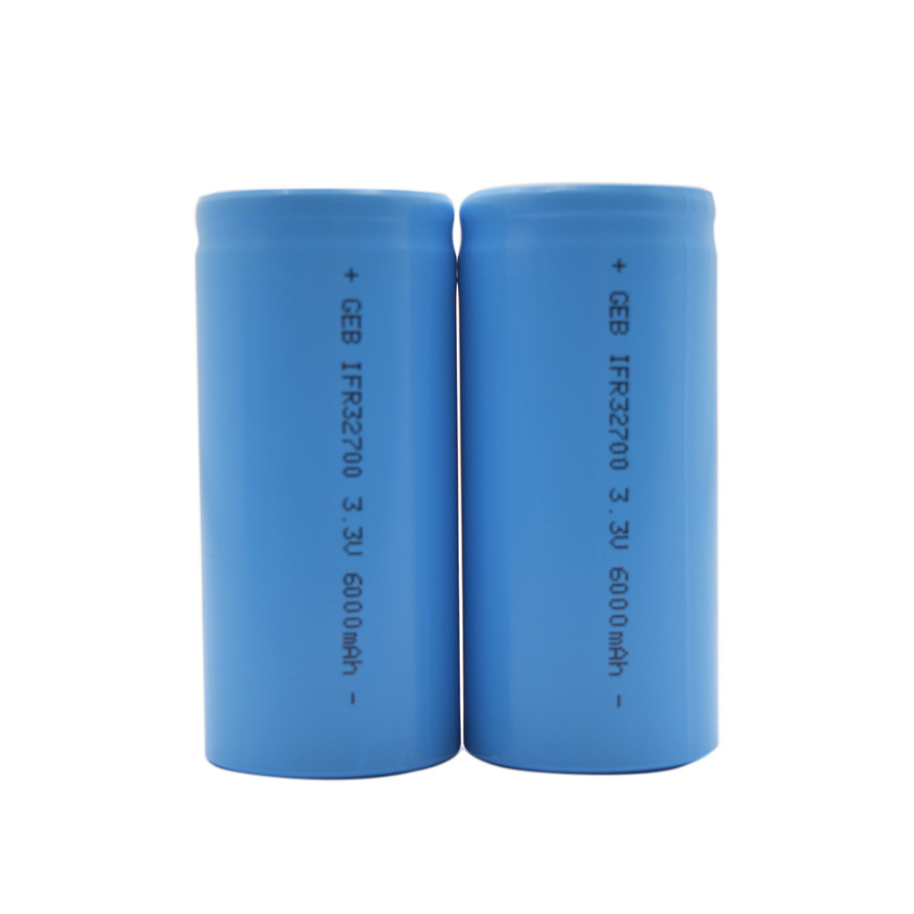 32700 Lifepo4 Batteries Battery 3.2v 6000mAh Cylindrical Lifepo4 Cell for Electric Scooters Portable Power Station Power Bank