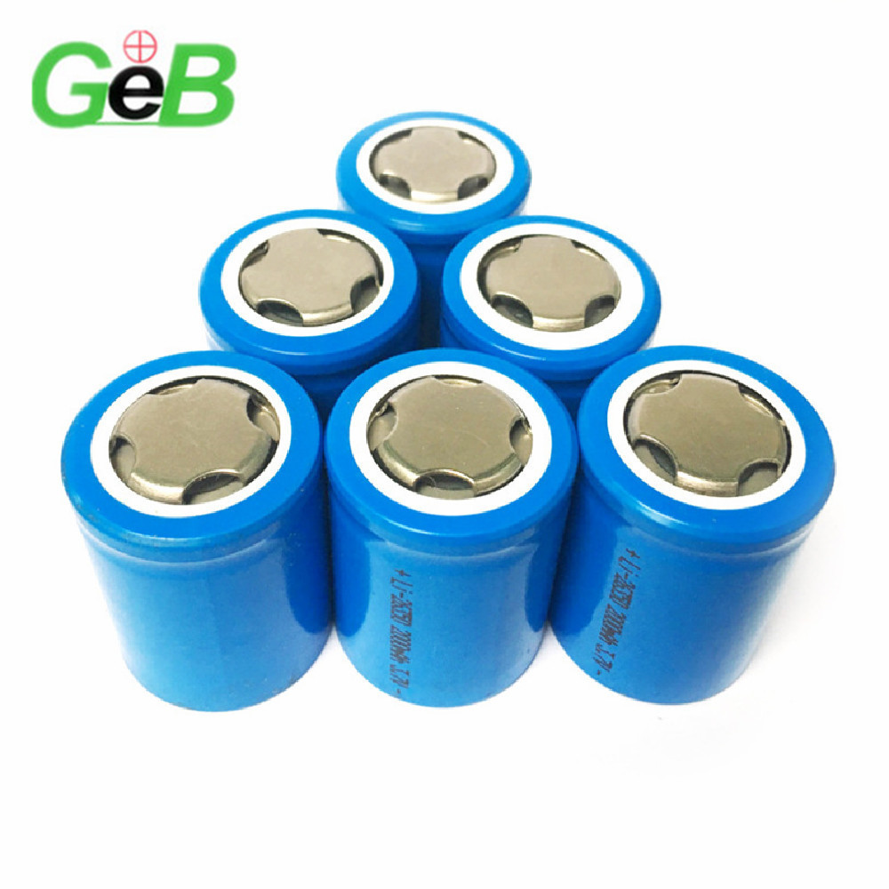 GEB Factory 26350 26500 26650 3.7V 2000mAh 3400mAh Cylindrical Li-ion Rechargeable Battery 22430 18500 for Flashlight 3500mAh