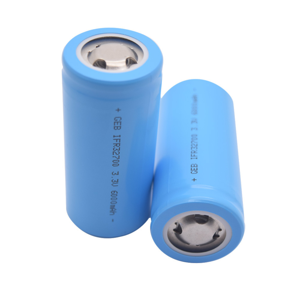 32700 Lifepo4 Batteries Battery 3.2v 6000mAh Cylindrical Lifepo4 Cell for Electric Scooters Portable Power Station Power Bank