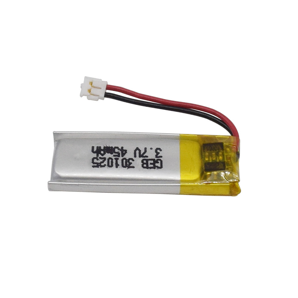 Smallest size lipo li-polymer battery 401025 3.7v 70mah