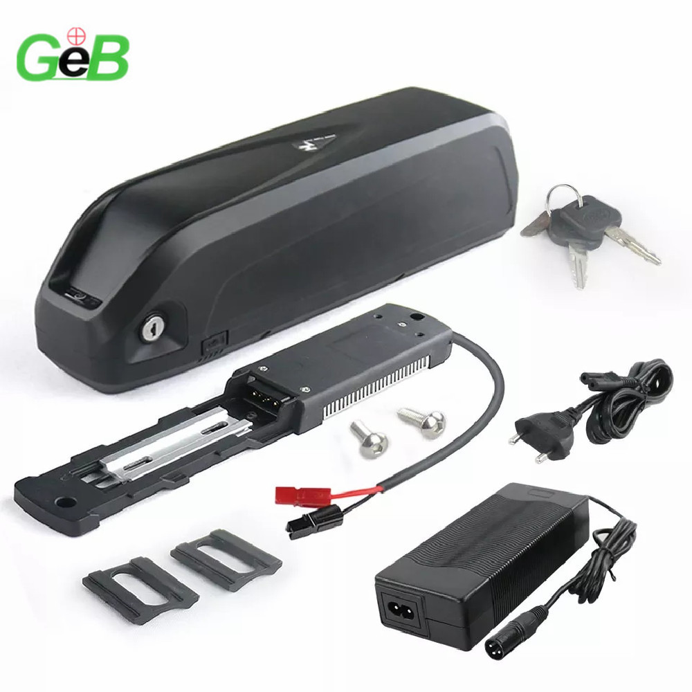 GEB 36V 48V 52V 13Ah 15Ah Hailong 1 Lithium Battery Replacement Battery Bicycle Mountain Bike Lithium Battery Electric Car Ebike