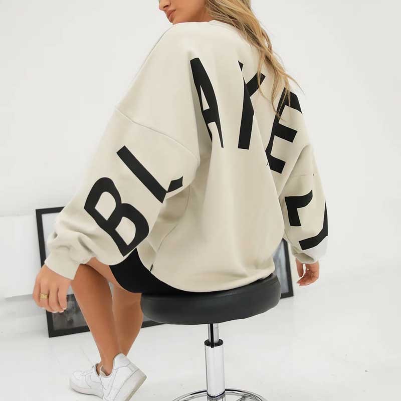 Custom High Quality Hip Pop Women Biker Shorts Cotton Gym Oversized Jumper 2 Piece Set Sweatshirt Biker Short Two Piece Set