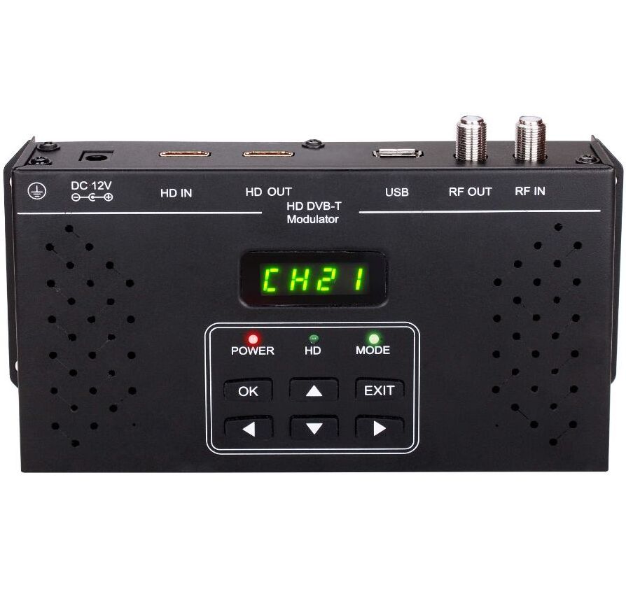 cable tv modulator HD to RF digital modulator support DVB-T