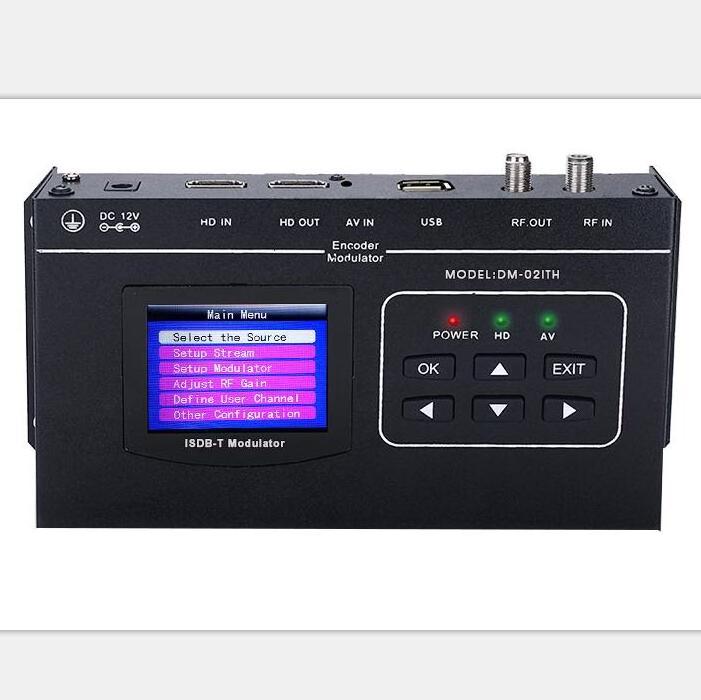 GECEN  Headend Digital HD to ISDB-T RF modulator model DM-02ITH digital modulator