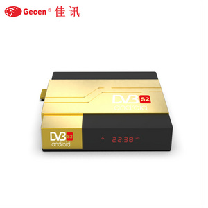 Factory OEM ODM Hybrid  combo OTT+DVB-S2 set top box Allwinner H616 1080p decoder smart android tv box dvb S2 satellite receiver