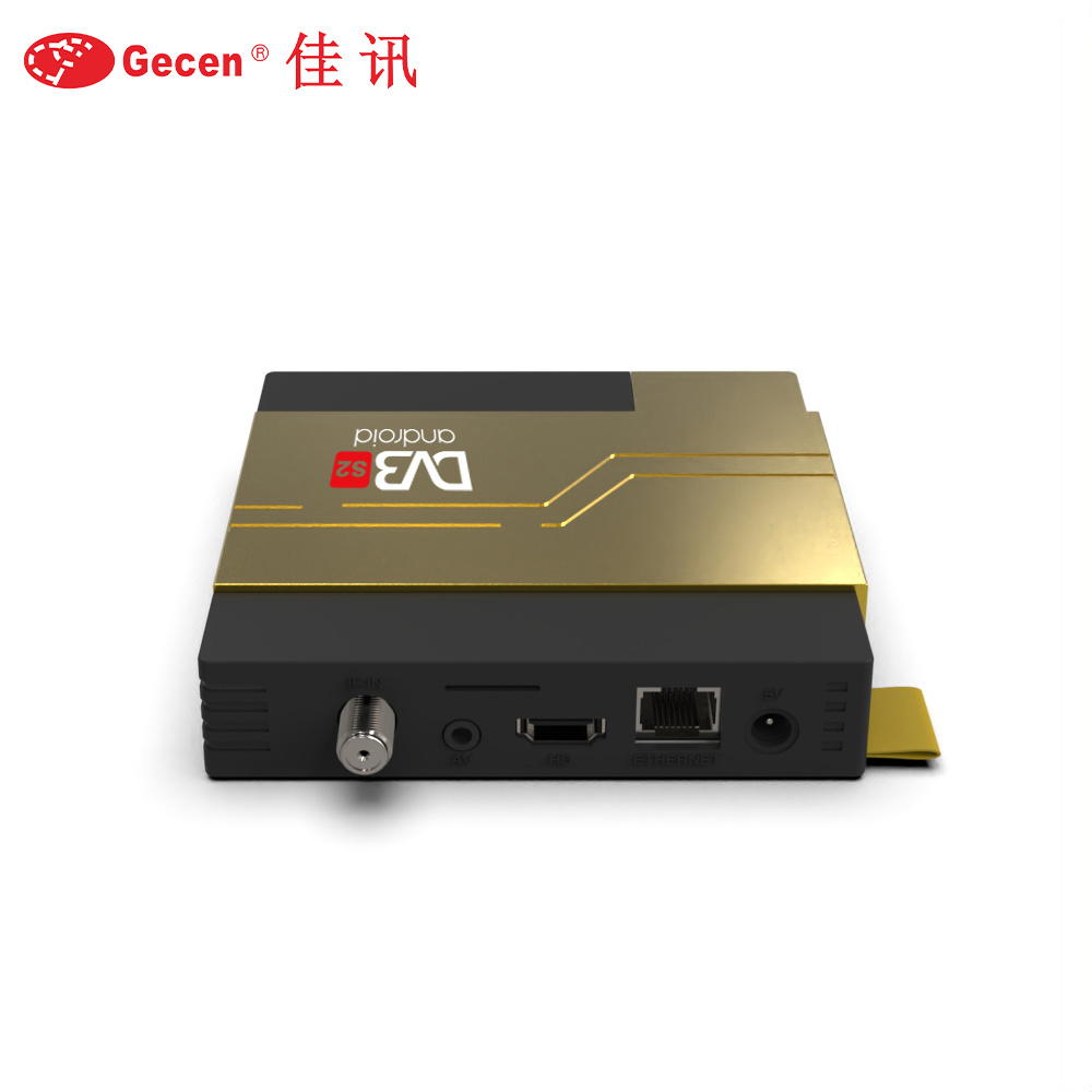 Factory OEM ODM Hybrid  combo OTT+DVB-S2 set top box Allwinner H616 1080p decoder smart android tv box dvb S2 satellite receiver