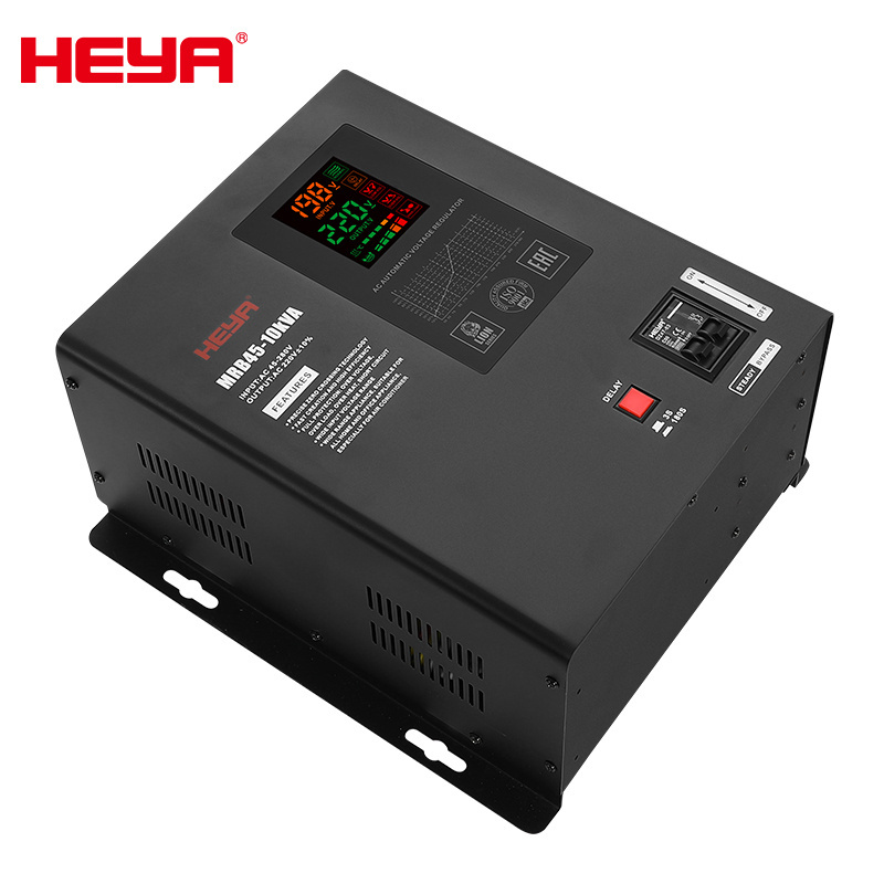 10KVA Automatic Single Phase AC Output Voltage Stabilizer 220V Wide Input Range 45-280V 50Hz with LED Display Voltage Regulator