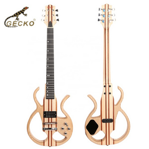 GECKO Wholesale Guitar Electric Stringed Instruments Guitarra Eletrica Mahogany Maple Neck chinese Electric Guitar for beginners