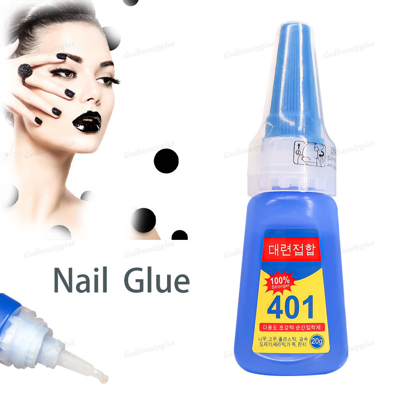 20g Fast Dry Glue 401 Super Multipurpose Glue Bonding Plastic Metal Plastics Nail Glue