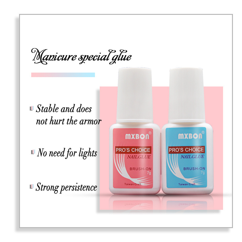 Super Strong Glue For Press On Nails Acrylic False Nails Can Custom Label 7g Maxbon Nail Art Glue