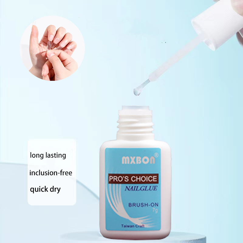 7g EXTRA STRONG Professional Instant Brush On False Tip Adhesive Mxbon Nail Glue