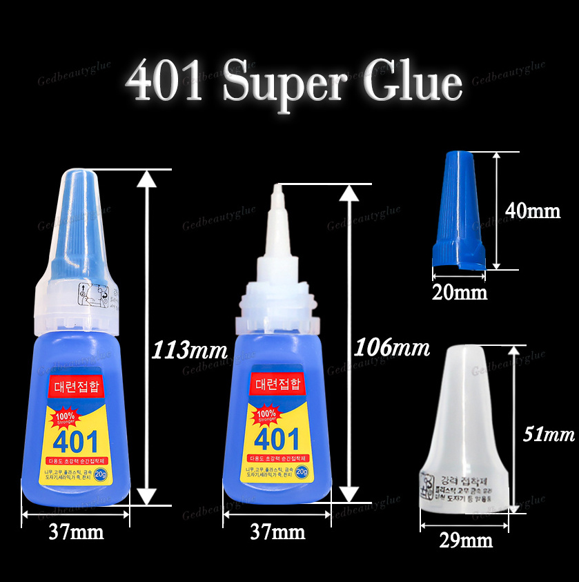 401 Super Glue 20g Multipurpose Rapid Super Nail Glue For Nail Art