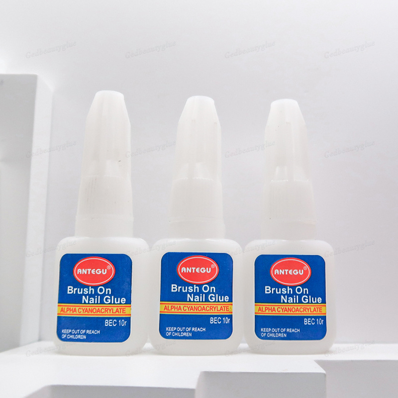 Wholesale Nail Glue With Brush Extra Strong Nail Glue 10g Factory Price Nail Glue