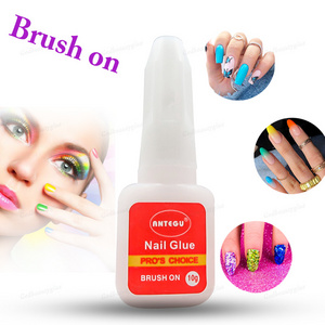 10g Top Quality Glue On False Nails With Brush Long Lasting Adhesive Super Bond Nail Glue