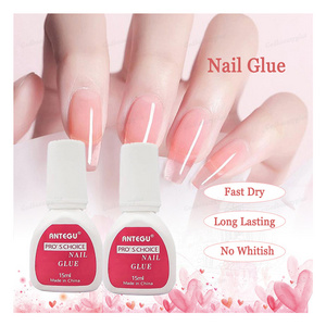 Factory Price Direct Sale Private Label  Nail Glue 15ml Nail Glue With Blush On For  Press On Acrylic Artificial Nai Tips Glue