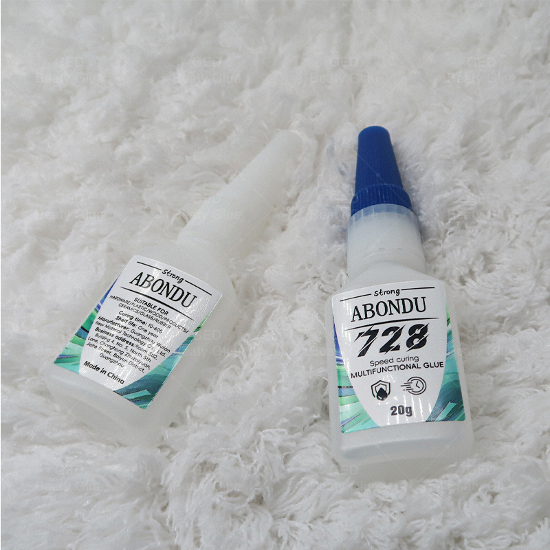 20g Strong Liquid Super Glue High-Strength For Ceramic Leather Rubber Repair Glue 728 Functional Glue