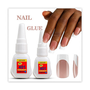 Premium Nail Art Glue for Press on Nails No Wipe Top Coat Needed Strong Hold Nail Glue Gel