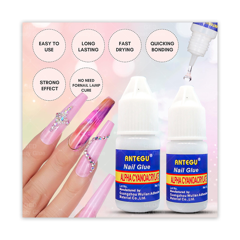 Professional Nail Glue 3g Strong and Long Lasting with Easy Dropper Application