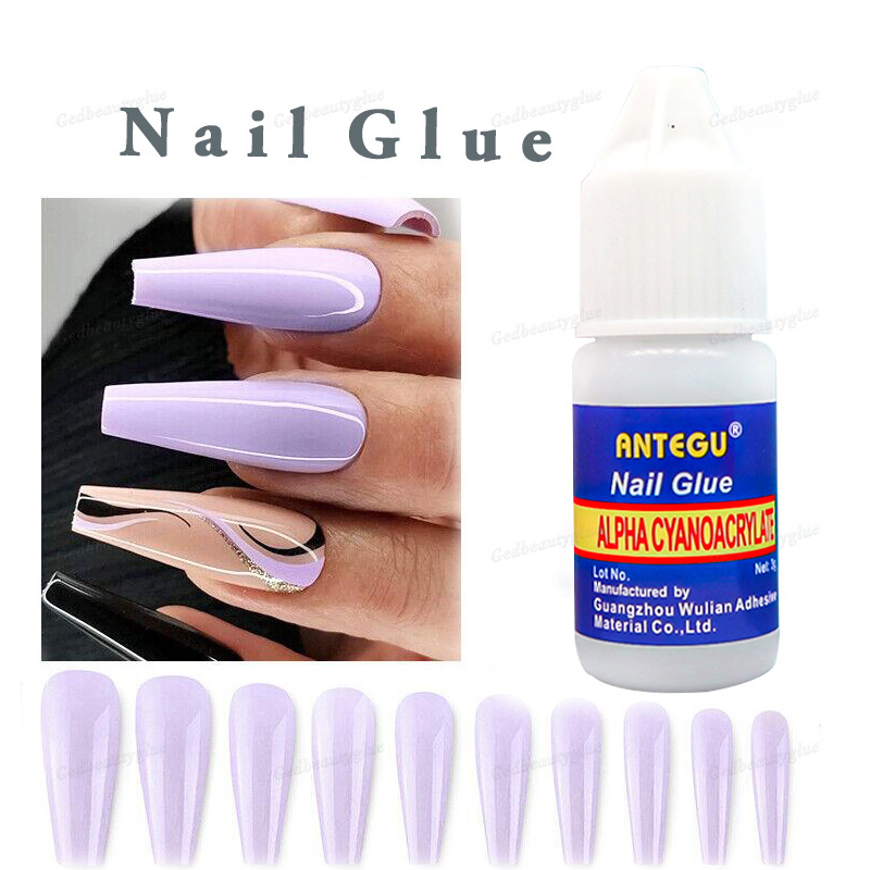 ANTEGU Nail Glue Easy Application And Strong Cling For Acrylic Nails