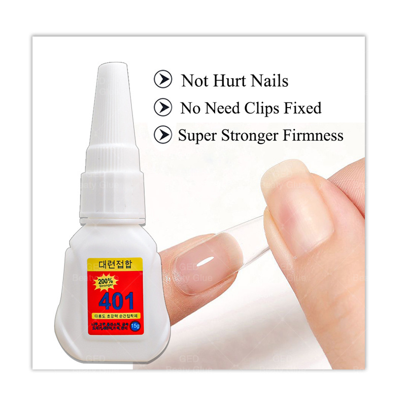 Premium Nail Glue 15g Ultra Strength Quick Setting For A Strong Perfect Manicure