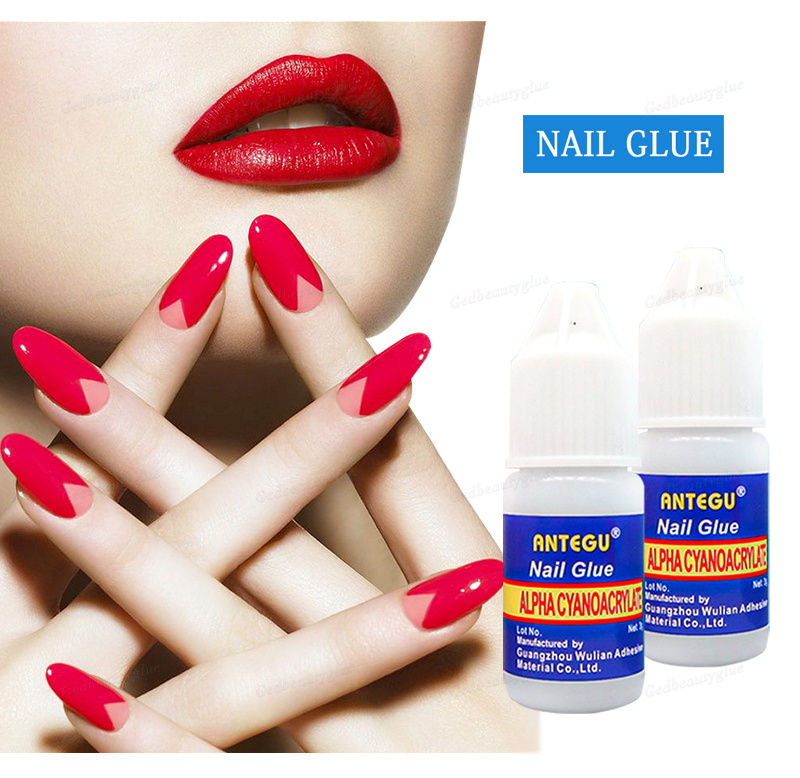 Nail Glue Artificial Nail Adhesive 3g Mini Long Lasting Nail Glue for Precision Application