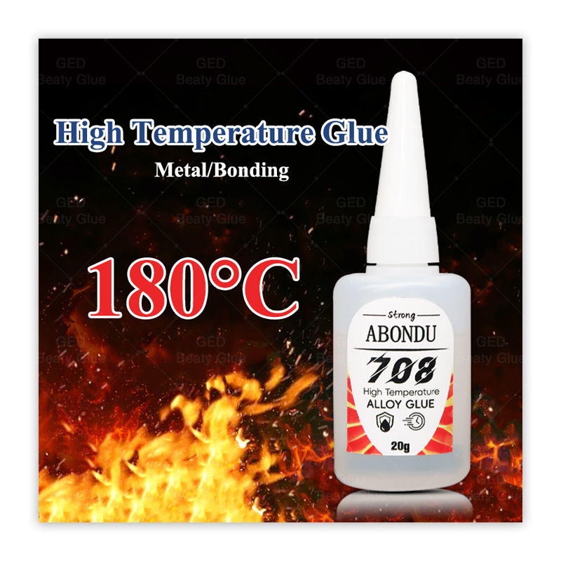 Metal Instant Glue Glue Water Resistant High Temperature Glue Immediate Adhesive 708