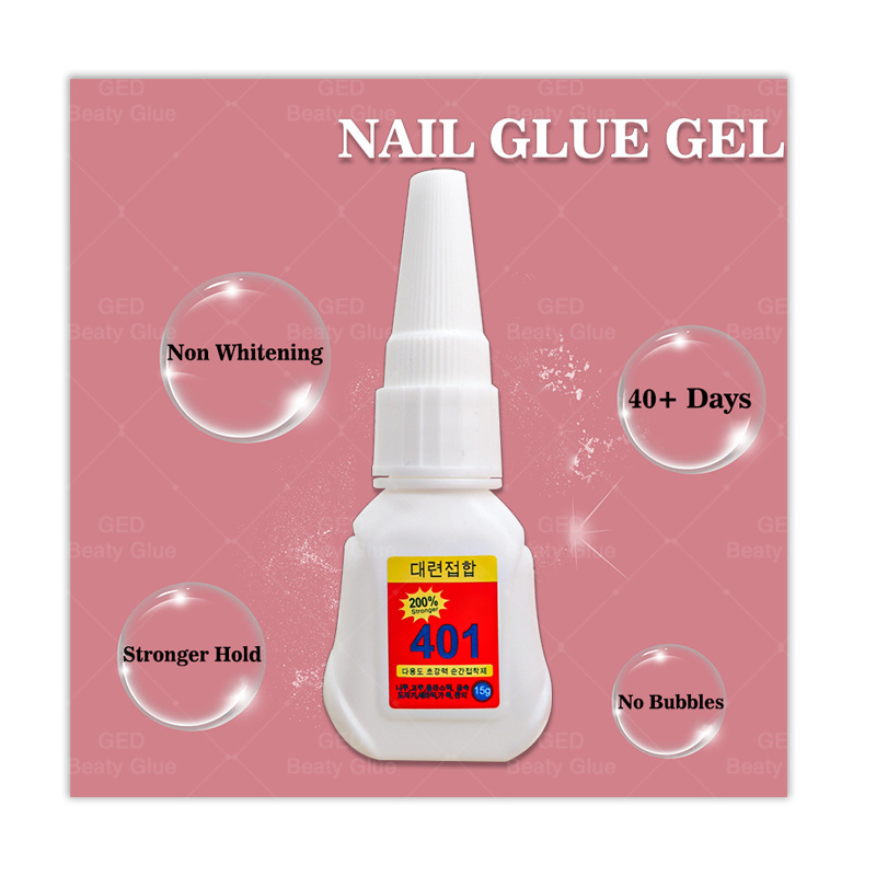 401 Super Glue 15g Multipurpose Rapid Super Nail Glue For Nail Art