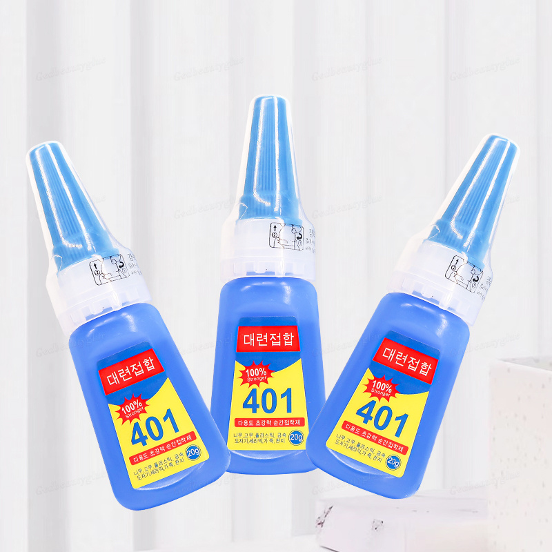 20g Fast Dry Glue 401 Super Multipurpose Glue Bonding Plastic Metal Plastics Nail Glue