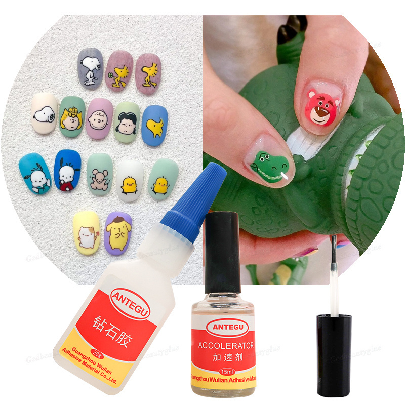 High Quality Waterproof Nail Art Glue Set  For Adhesive Diamond Art