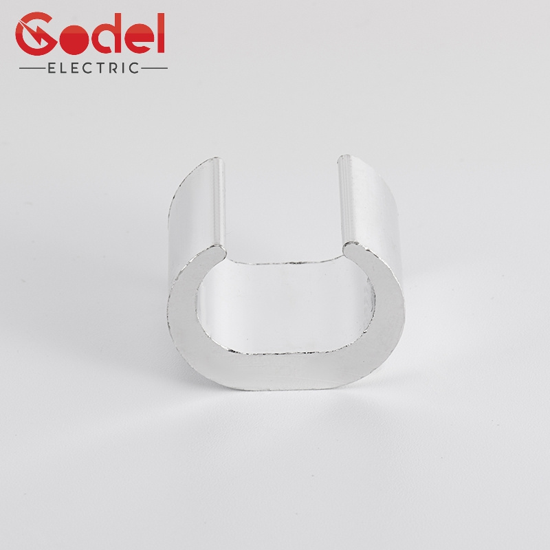 Gedele CCT Electrical Accessory Tin Plated C Shape Connector Copper Wire Cable Clamps for sale