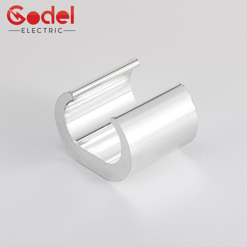 Gedele CCT Electrical Accessory Tin Plated C Shape Connector Copper Wire Cable Clamps for sale