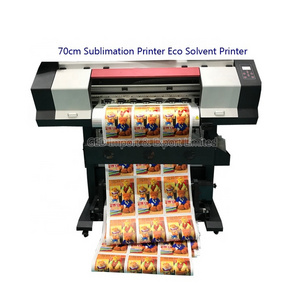 Guangzhou 70cm Sublimation Printer New Arrivals 1.3m Eco Solvent Machine With XP600 DX5 DX7 Printhead for Flex Banner SAV Paper