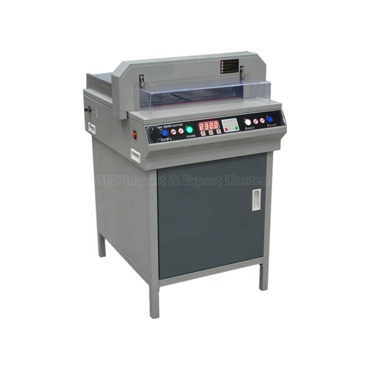 450VS A2 Size Digital Control Electric Paper Cutter 450mm Automatic Paper Cutting Machine Heavy Duty Program Guillotine