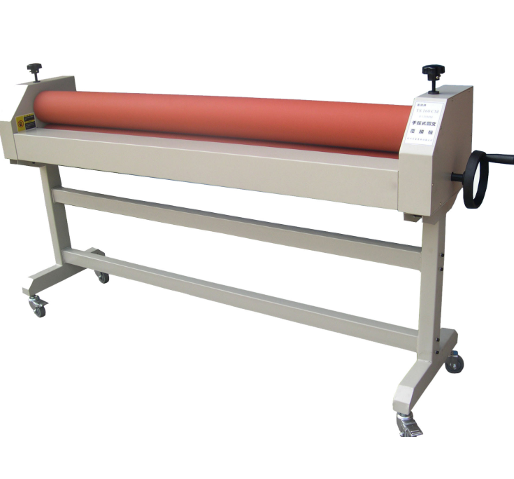 Guangzhou Hot Sell 1.6/1.3m Manual Hand Cold Roll PVC Laminating Machine For Printing Making Film Poster Photo