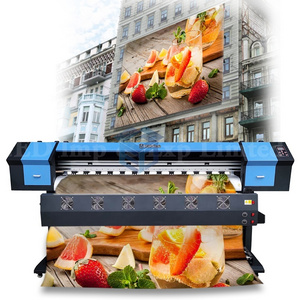 Guangzhou GED 1.6m 1.8m 3.2m Single Double XP600 Printhead Large Format Poster Canvas Printer 6ft Eco Solvent Printing Machine