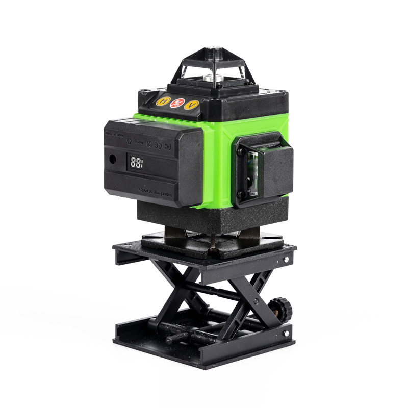 360 Degree Self Leveling 4D Rotary Laser Levels 16 Lines Green Beam Laser Easy To Carry Compact Novel