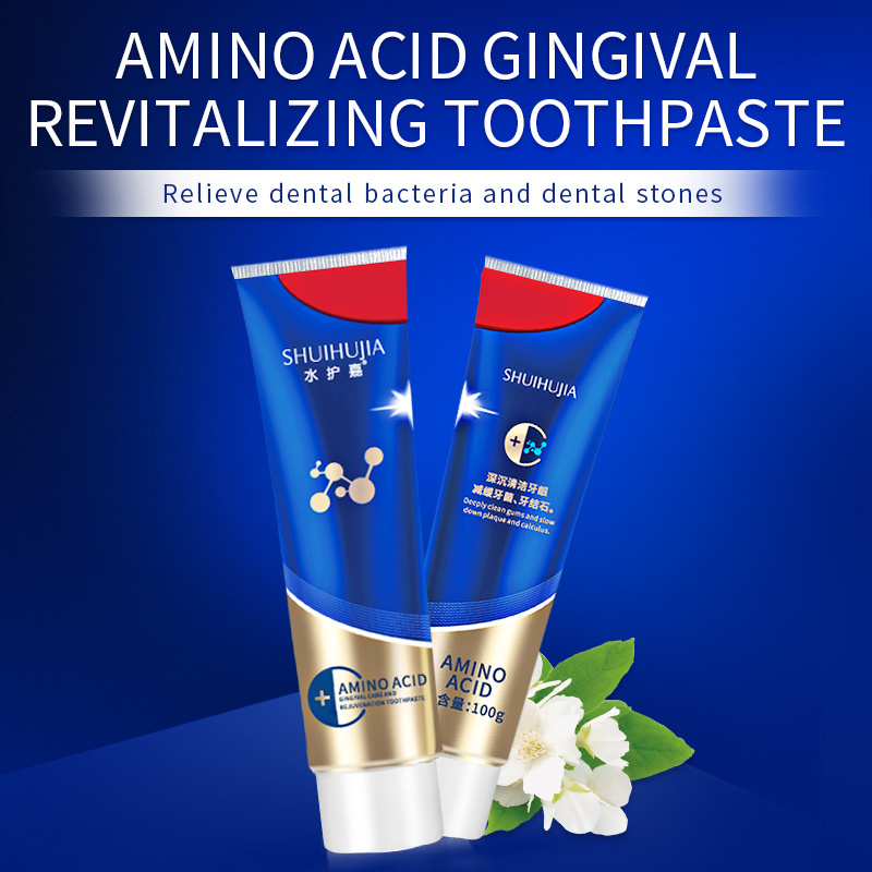 Private Label Amino Acid Whitening Toothpaste Non Fluoride Toothpaste