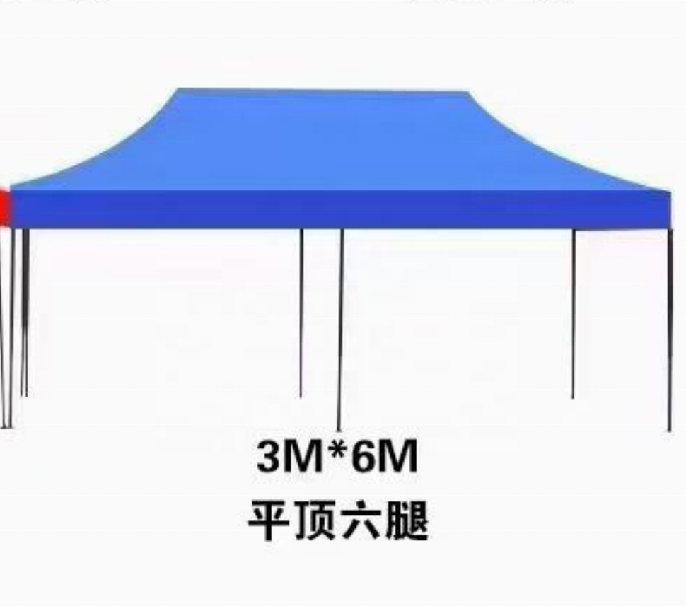 Guangdong Heshan factory wholesale Promotion Outdoor Heavy Duty Canopy Tent Steel Frame 3x6m Folding Gazebo