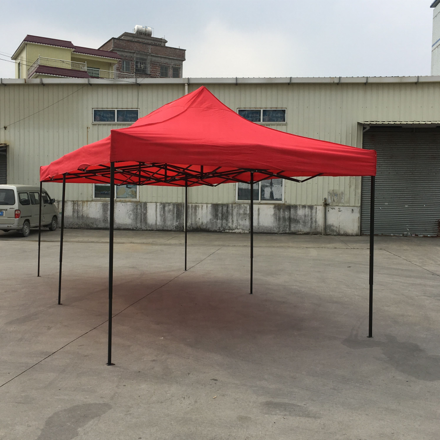 Guangdong Heshan factory wholesale Promotion Outdoor Heavy Duty Canopy Tent Steel Frame 3x6m Folding Gazebo