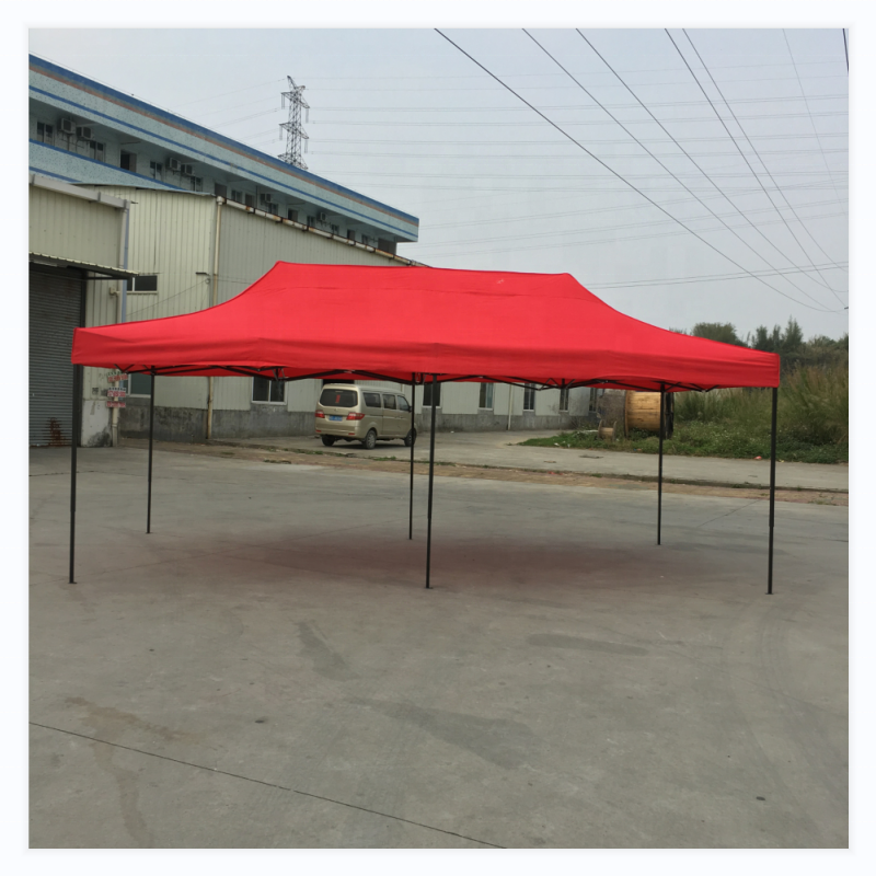 Guangdong Heshan factory wholesale Promotion Outdoor Heavy Duty Canopy Tent Steel Frame 3x6m Folding Gazebo