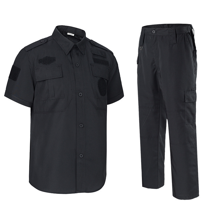 summer short sleeve security guard suit uniform