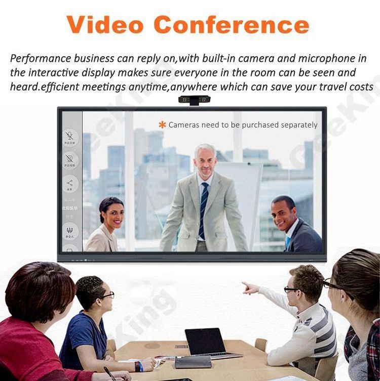 Promethean Interactive Whiteboard 75inch Flat Panel Screen Lcd Promethean Pen Digital Board For Schools Teaching Conference