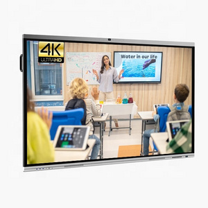 Large Size 100 Inch Interactive Whiteboard Dual System 4K Infrared Touch screen Smart interactive board