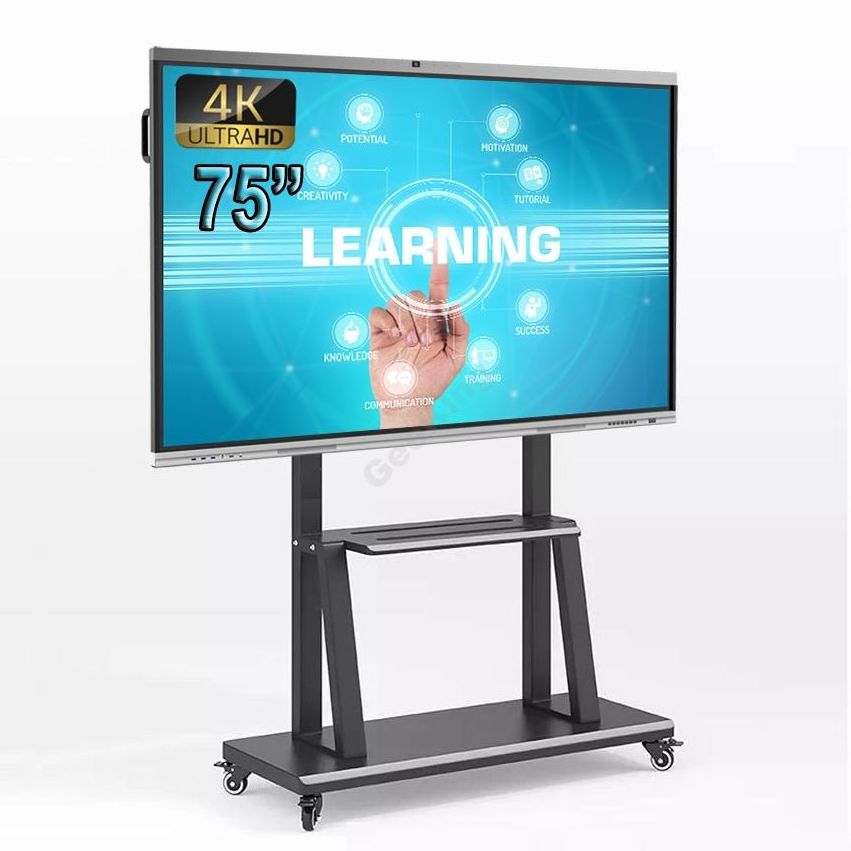 Manufacturer Price Smart Whiteboard Android OPS 4K Multi Touch Interactive Flat Panel Boards